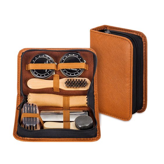 Travel Leather Shoe Care Kit